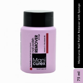 Manicurex Nail Polish Remover with Sponge, 75 ml